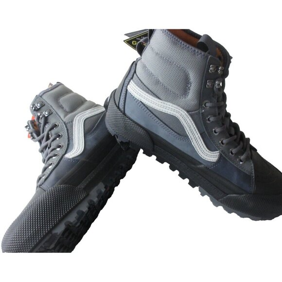 Vans Women's Sk8-Hi MTE-3 Stealth Black Asphalt Grey Waterproof Boots Size 8.5 - Picture 4 of 6